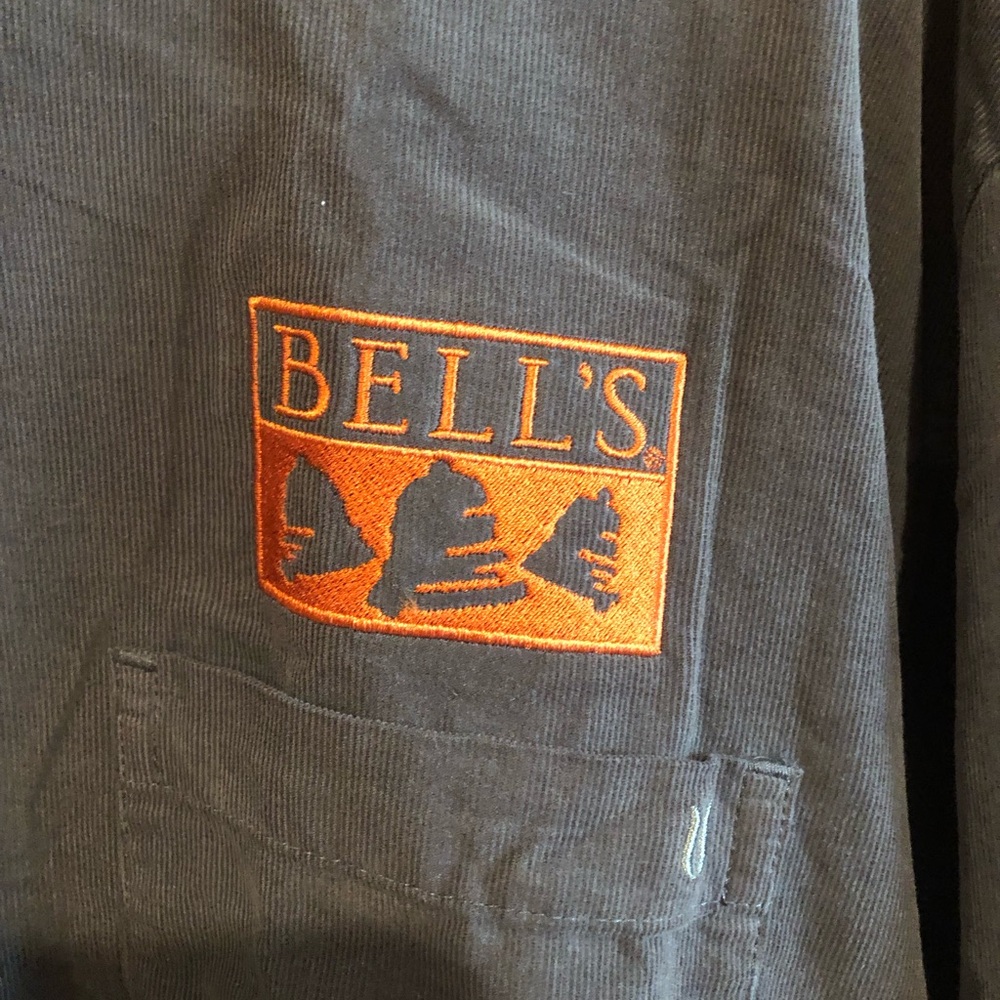 Bell’s Brewing long sleeve button down brand new Corduroy